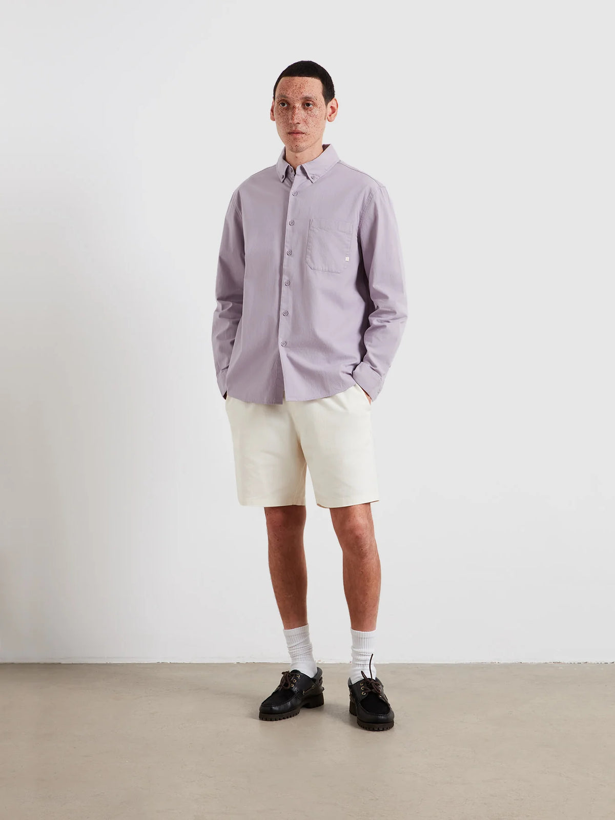 Farah Lavender Overshirt F4WHF004 503