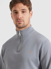 Load image into Gallery viewer, Farah Icelandic Blue Zip Sweat F4KFG056 926