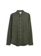 Farah Rosemary Green Slim Fit Shirt F4WSB060 300