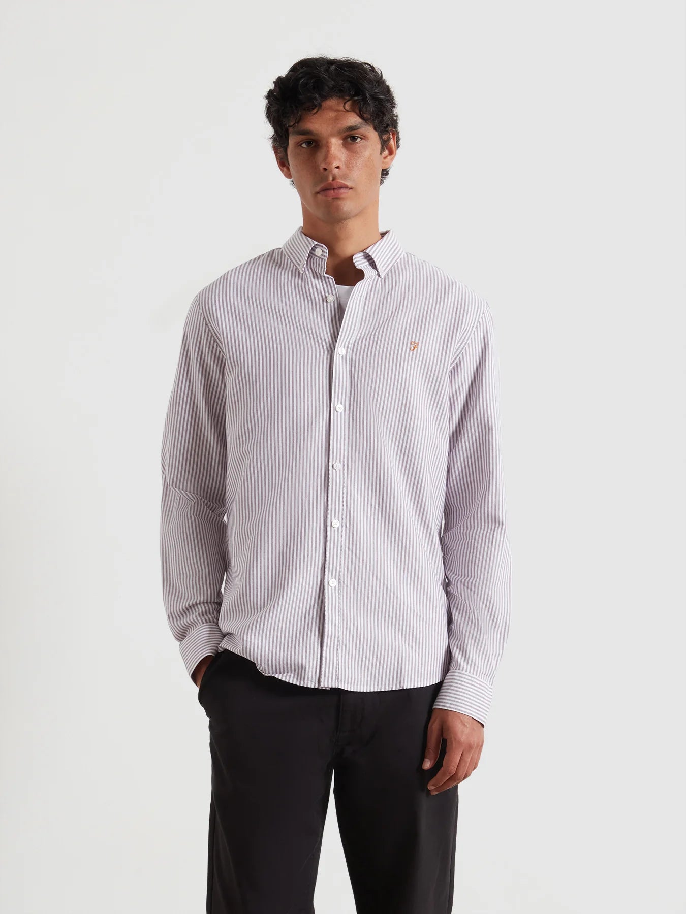 Farah Striped Shirt f4wsb070 507
