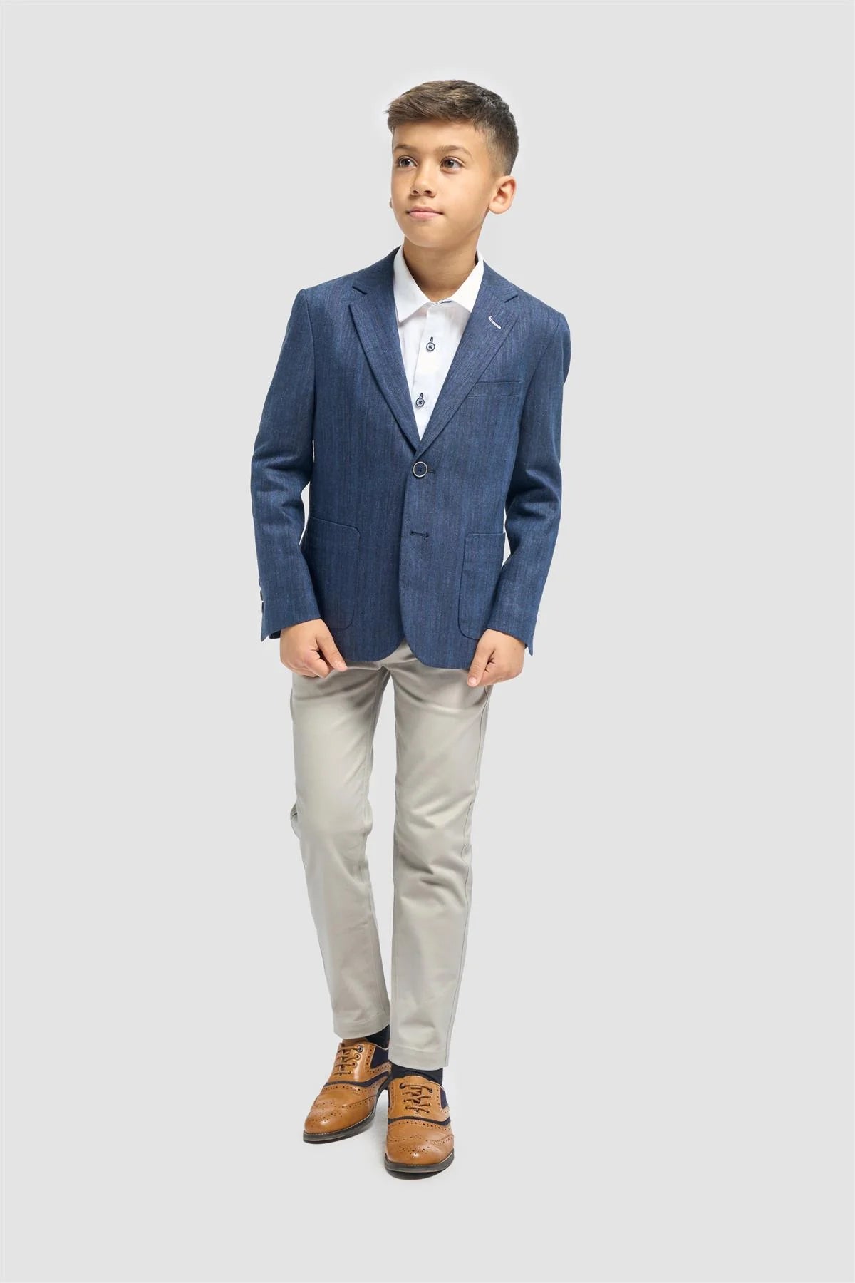 Cavani Boys Navy Blazer Luigi