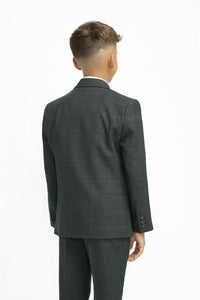 Cavani Caridi Olive Green 3 Piece Boys Suit