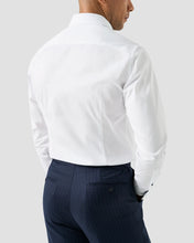 Load image into Gallery viewer, Eton White Shirt with Navy Buttons 1000 14551 00