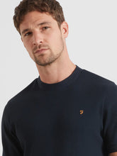 Load image into Gallery viewer, Farah Navy Waffle Tee F4KFG006 412