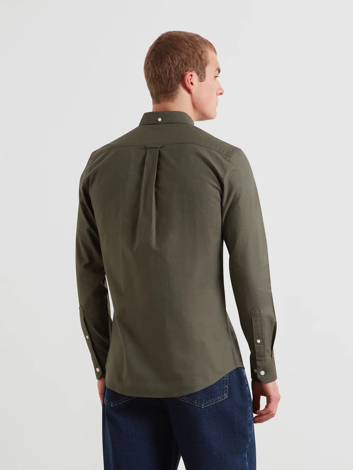 Farah Rosemary Green Slim Fit Shirt F4WSB060 300