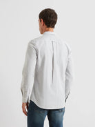Farah Green Stripe Slim Fit Shirt F4WSB070 300