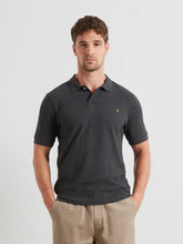 Load image into Gallery viewer, Farah | Cunningham Polo Shirt in Washed Black | F4KFG014 009