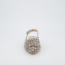 Load image into Gallery viewer, Paul Green Leopard Print Suede Slingback Shoe 6090 070