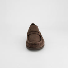 Load image into Gallery viewer, Paul Green Brown Suede Loafers 1228 001