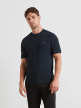 Load image into Gallery viewer, Farah Navy Waffle Tee F4KFG006 412