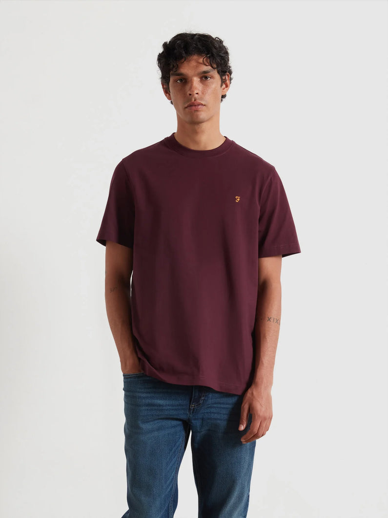 Farah Burgundy Tee f4kfd040 507