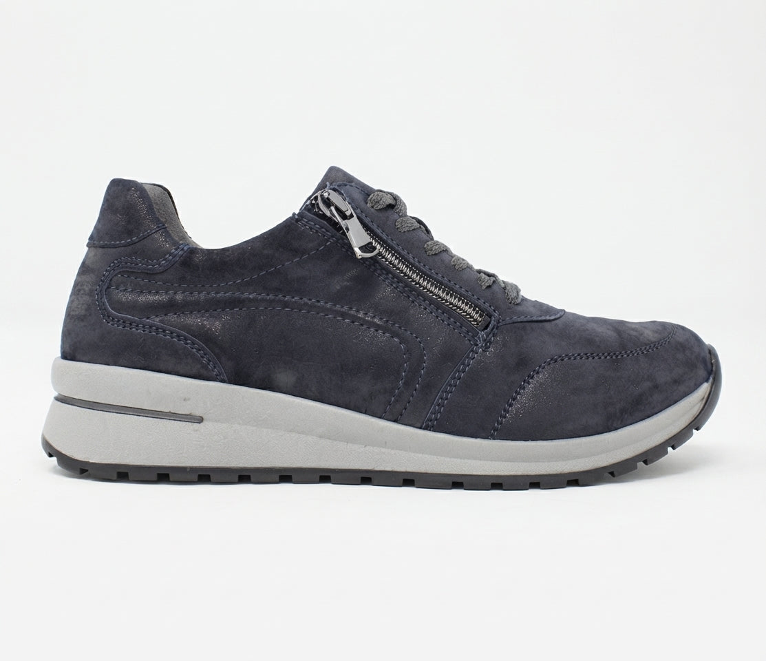 Waldläufer Navy Trainers H-Inessa 928002 192 217