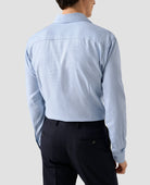 Eton Dobby Shirt in Blue 100013618