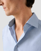 Eton Dobby Shirt in Blue 100013618