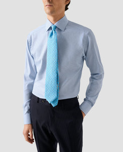 Eton Dobby Shirt in Blue 100013618