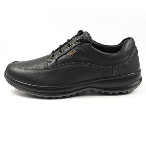 Grisport Livingston | Water Resistant Anti Shock Casual Leather Shoes in Black