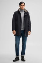 Strellson Waterproof Navy Coat 30043680 401