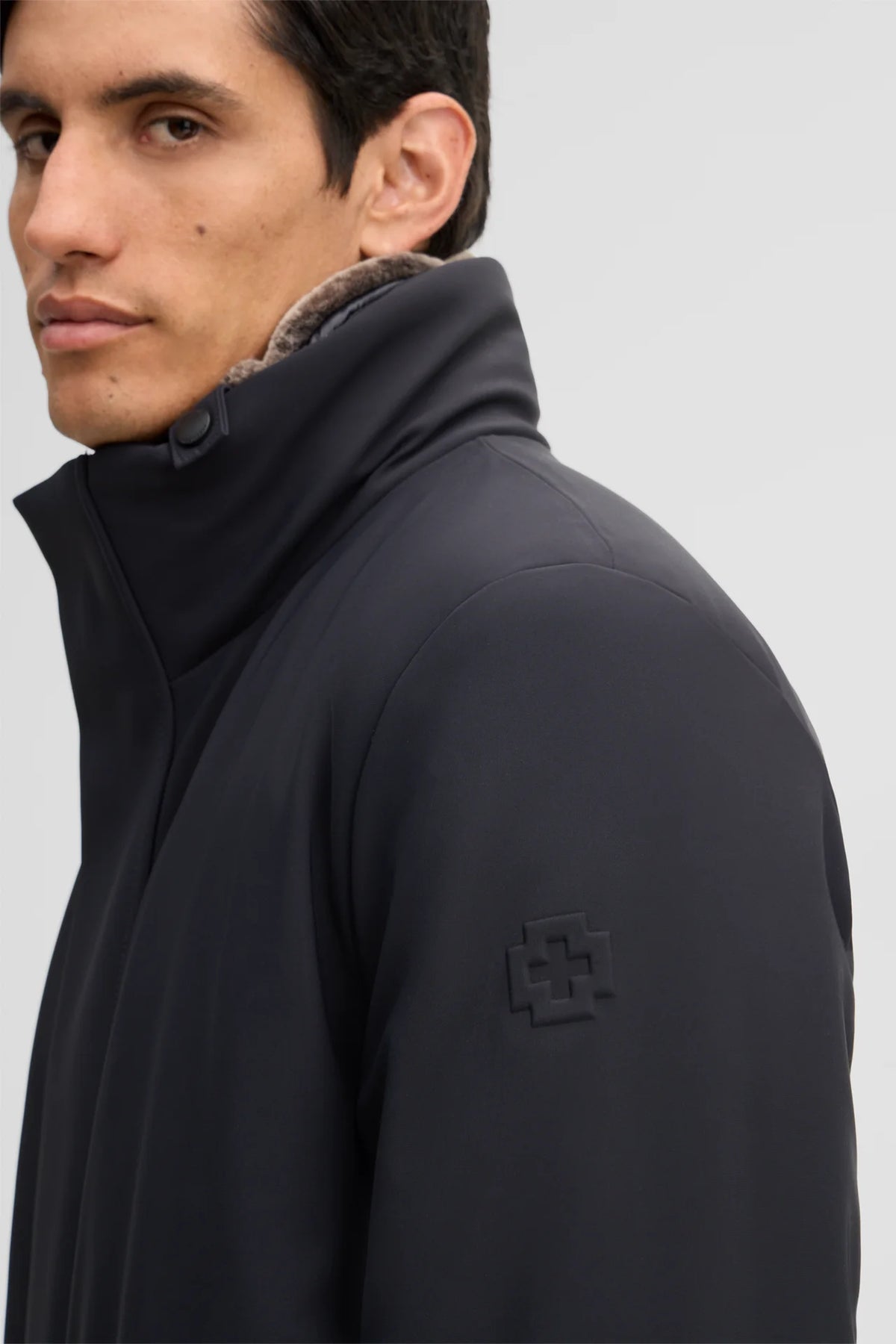 Strellson Waterproof Navy Coat 30043680 401