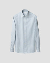 Load image into Gallery viewer, Eton | Bengal Striped Twill Cotton Shirt in Contemporary Regular Fit in Blue | 1000 14555 25