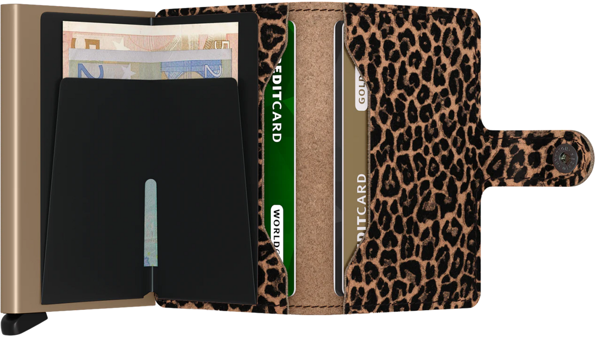 Secrid Leo Miniwallet Leopard Beige