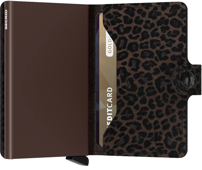 Secrid Leo Miniwallet Leopard Brown