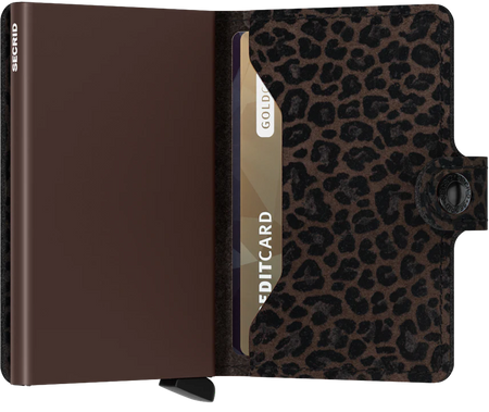 Secrid Leo Miniwallet Leopard Brown