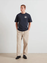 Load image into Gallery viewer, Farah | Haise Graphic Back Print Tee in Navy | F4KFG012 412