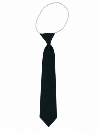 Elastic School Tie in Navy