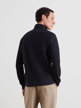 Load image into Gallery viewer, Farah Navy Zip Knit F4KFG020 412