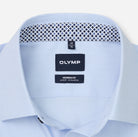 Olymp Blue Shirt with Navy Trim Buttons 1262 24 11