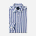 Olymp Marine Blue Striped Shirt 1288 24 18