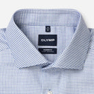 Olymp Blue Houndstooth Shirt 1364 24 19