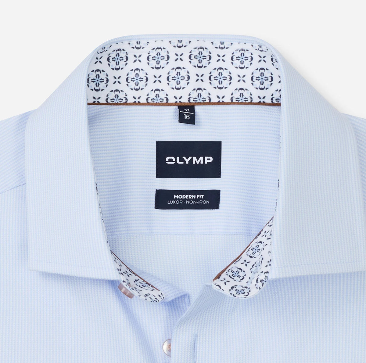 Olymp Blue Modern Regular Fit Shirt 1366 24 11