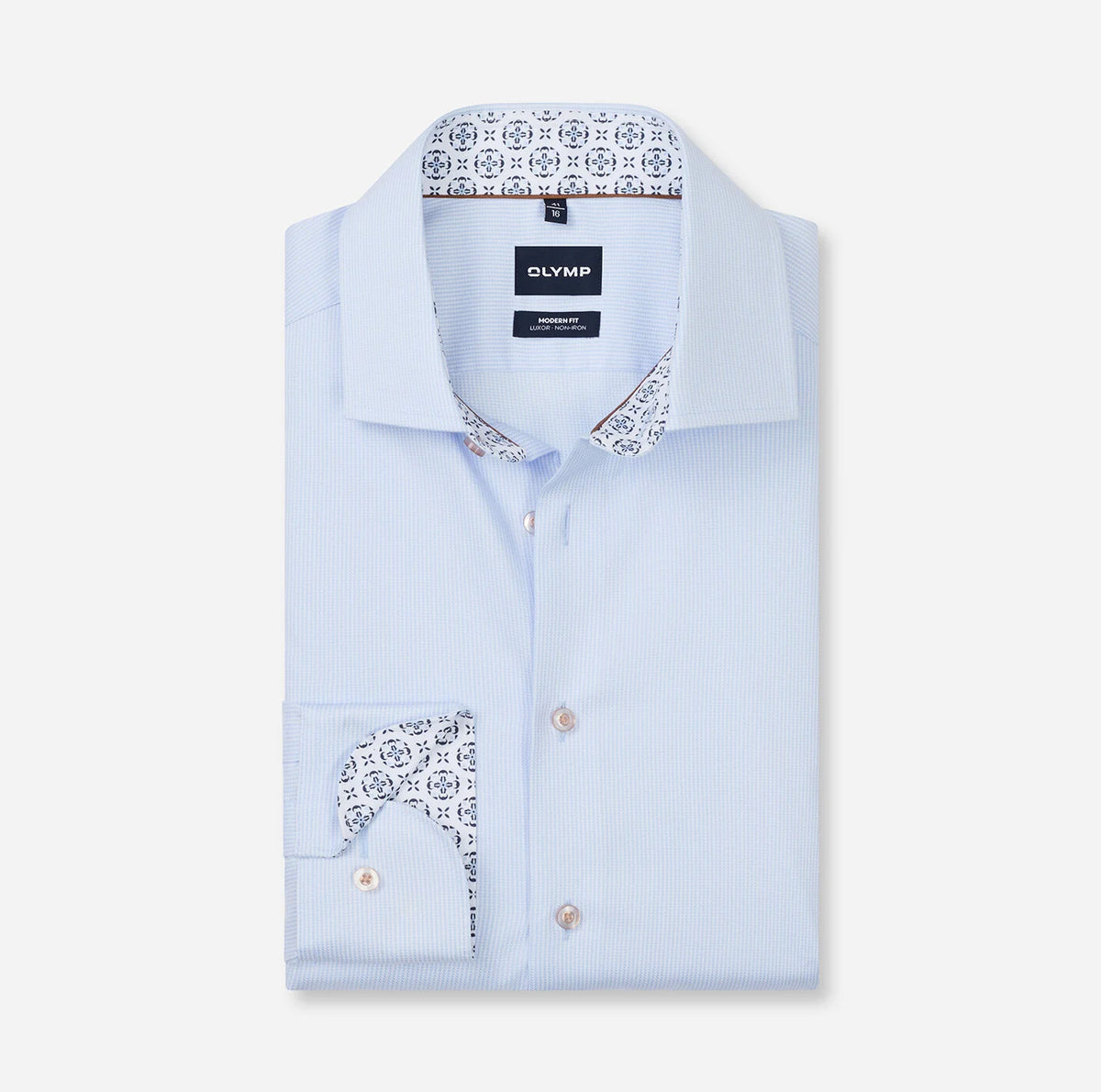 Olymp Blue Modern Regular Fit Shirt 1366 24 11