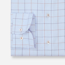 Load image into Gallery viewer, Olymp Blue Modern Fit Shirt with Check 1376 24 11
