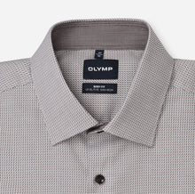 Load image into Gallery viewer, Olymp Brown Printed Shirt 2036 24 22