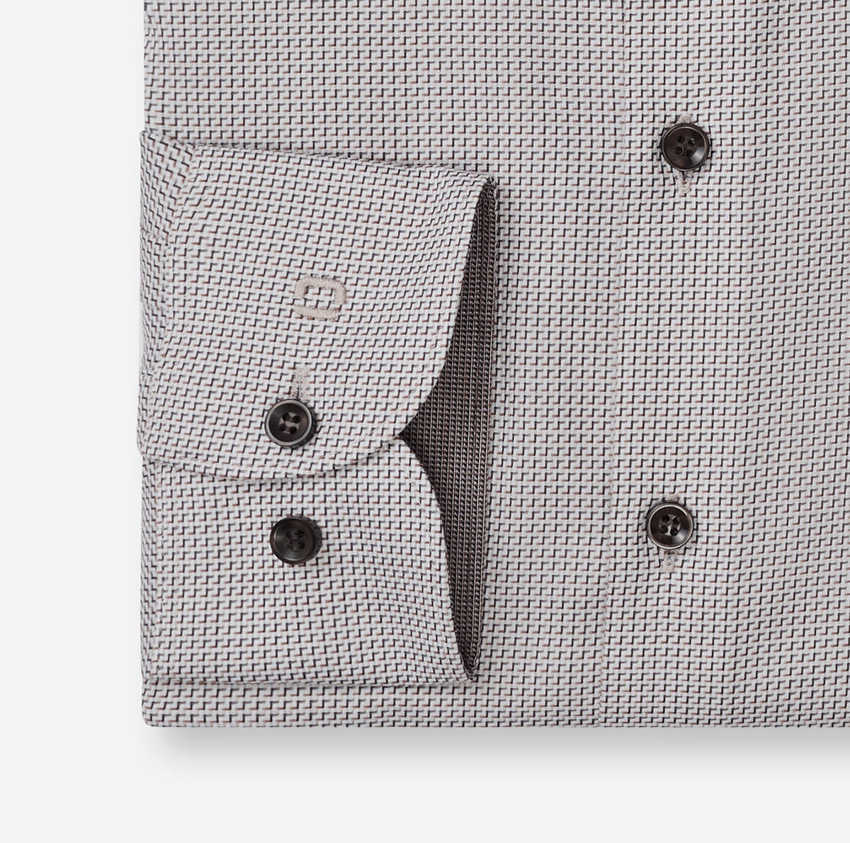 Olymp Brown Printed Shirt 2036 24 22