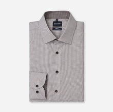 Load image into Gallery viewer, Olymp Brown Printed Shirt 2036 24 22