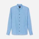 Olymp Signature Soft Flannel Shirt in Blue 8505 44 11