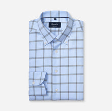 Load image into Gallery viewer, Olymp Signature Blue Check Shirt 8518 24 11