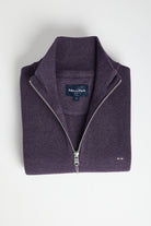 Eden Park Bilberry Purple Zip Knit H26MAIPU0006 vif2