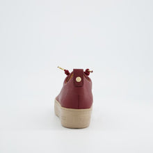 Load image into Gallery viewer, Paul Green | Super Soft Nubuck Platform Trainers in Wine | 5017