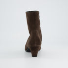 Paul Green Brown Suede Boot with Zip 8288 000