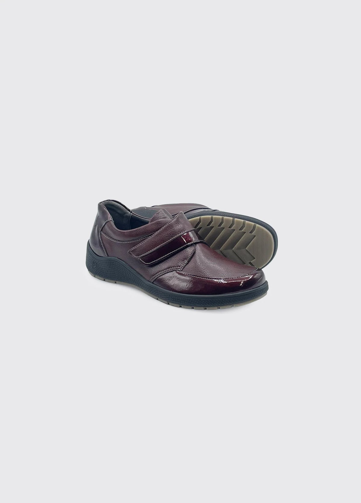 Suave Velcro Burgundy Phoebe