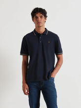 Load image into Gallery viewer, Farah Navy Tipped Polo f4kff000 412