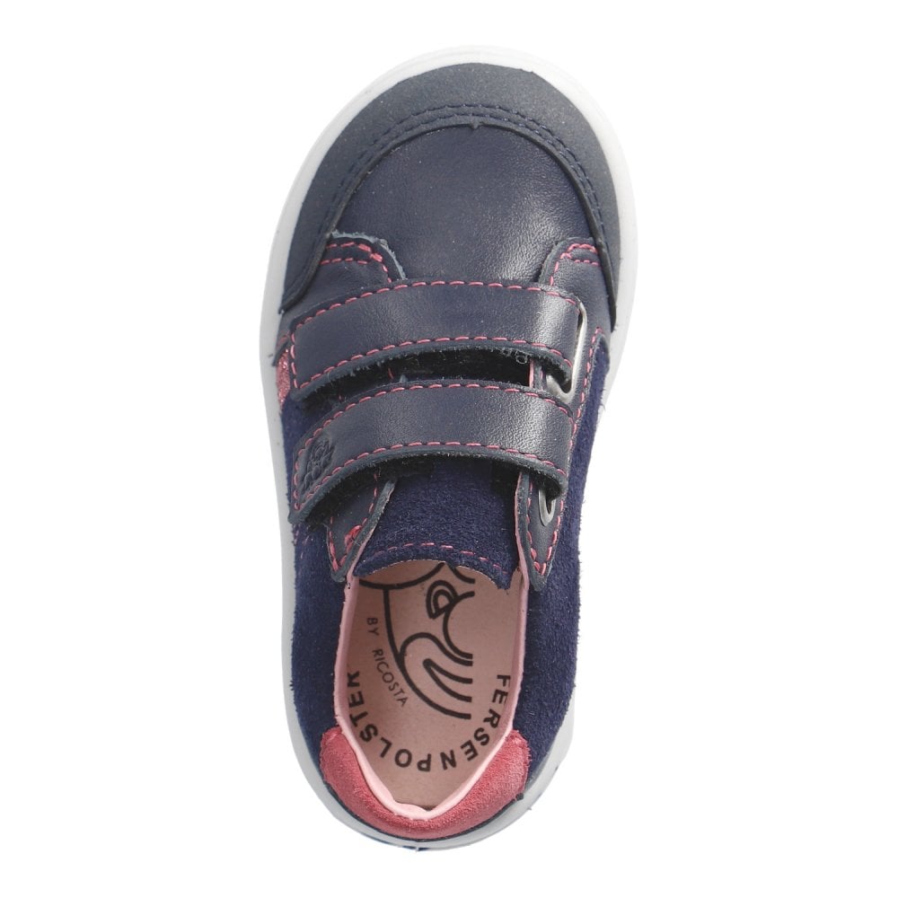 Ricosta Girls Navy Velcro Shoes Jamie