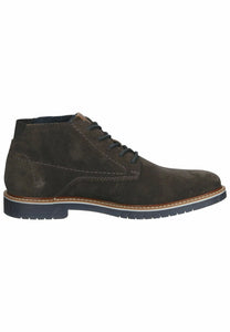 Bugatti | Nubuck Casual Lace Up Boots in Dark Grey | 331-83736-1400 1100