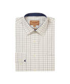 Schoffel Brown Beige Check Shirt 20-4010 8907