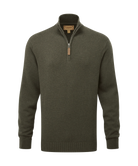 Schoffel Calton Zip Knit in Loden Green 20-3154 6790