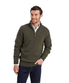 Schoffel Calton Zip Knit in Loden Green 20-3154 6790